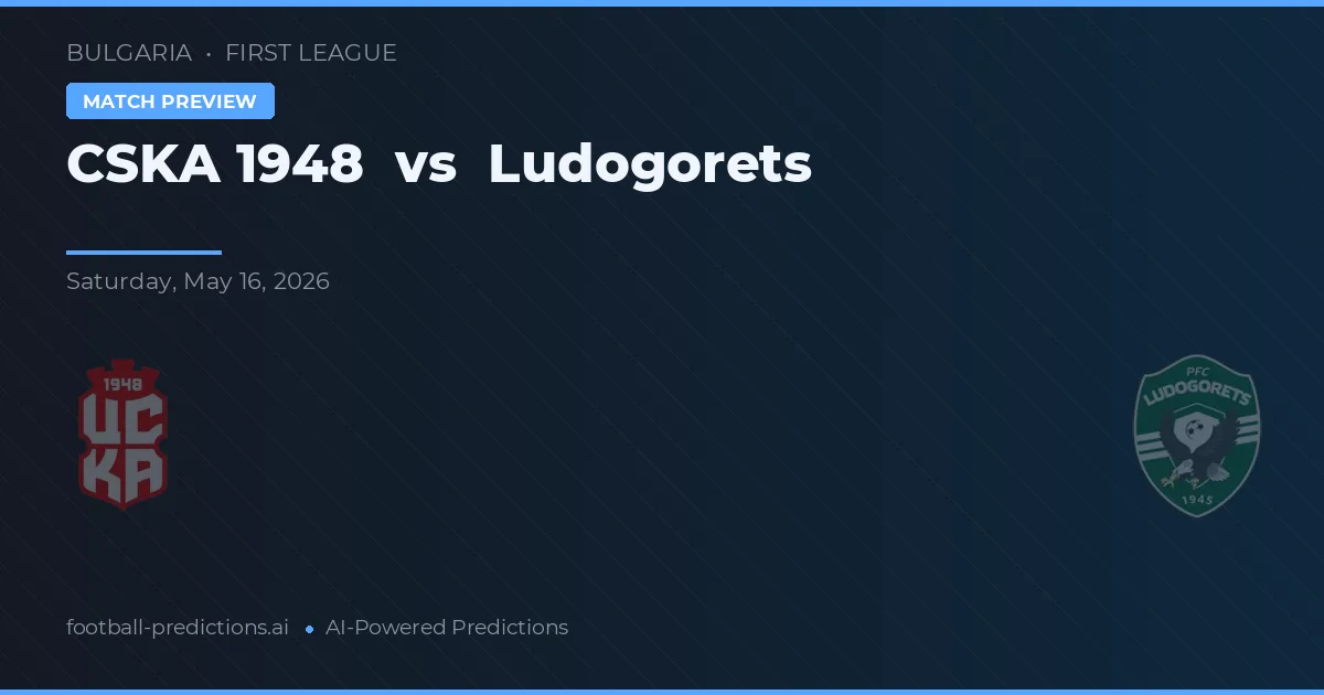 CSKA 1948 vs Ludogorets — voorspelling en vooruitblik wedstrijd