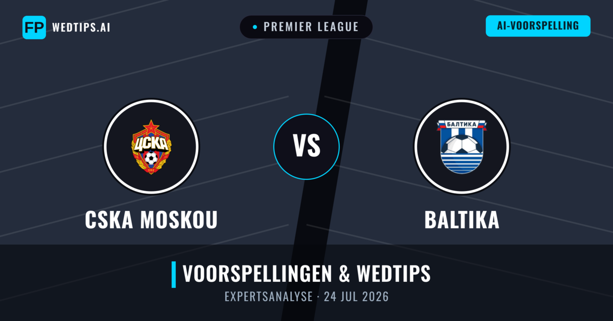 CSKA Moskou vs Baltika — voorspelling en vooruitblik wedstrijd