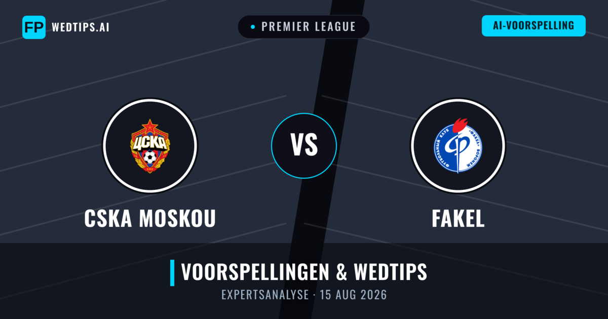 CSKA Moskou vs Fakel — voorspelling en vooruitblik wedstrijd