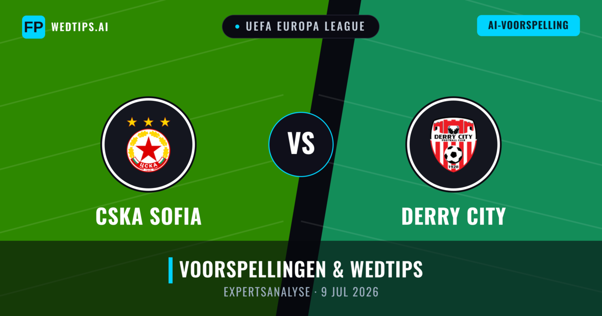 CSKA Sofia vs Derry City — voorspelling en vooruitblik wedstrijd