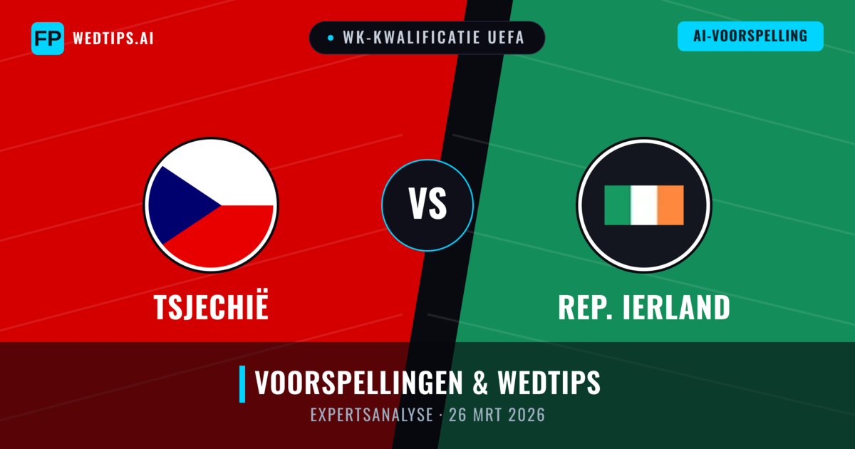 Tsjechië vs Rep. Ierland — voorspelling en vooruitblik wedstrijd