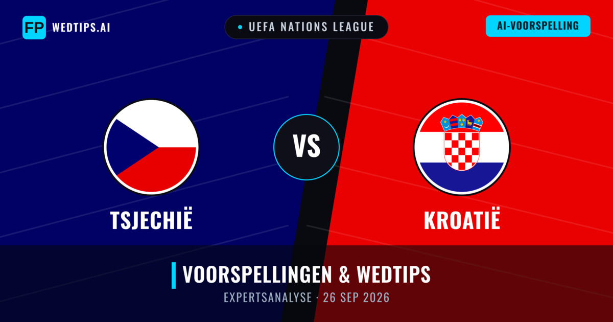 Tsjechië vs Kroatië — voorspelling en vooruitblik wedstrijd