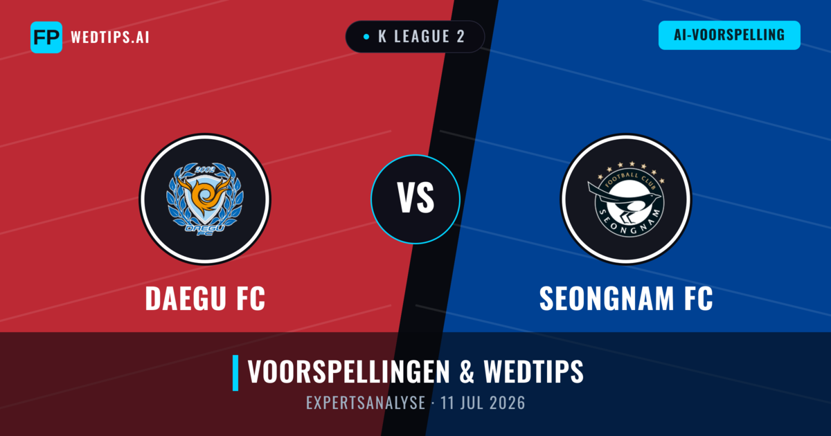 Daegu FC vs Seongnam FC — voorspelling en vooruitblik wedstrijd
