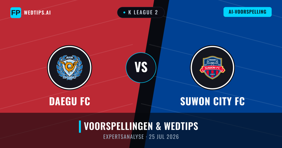 Daegu FC vs Suwon City FC — voorspelling en vooruitblik wedstrijd