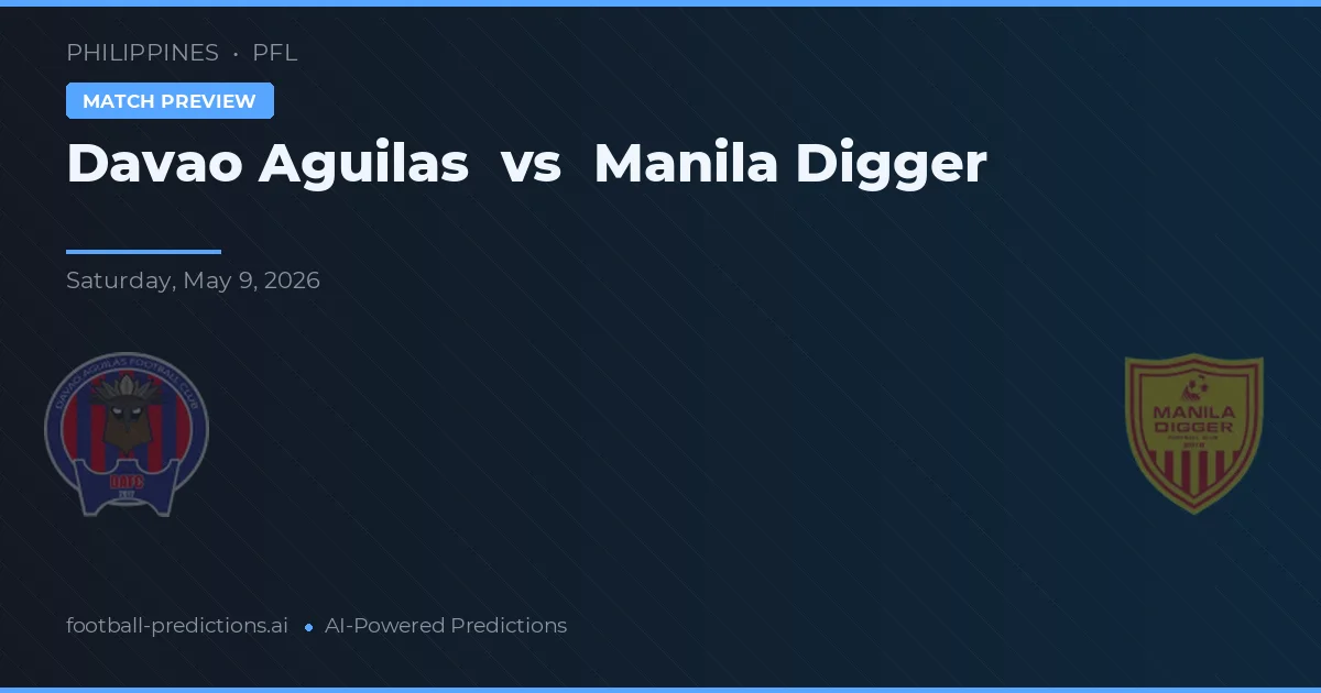 Davao Aguilas vs Manila Digger — voorspelling en vooruitblik wedstrijd