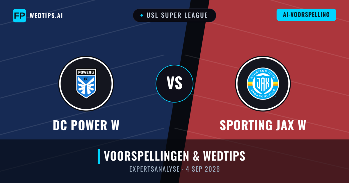 DC Power W vs Sporting JAX W — voorspelling en vooruitblik wedstrijd