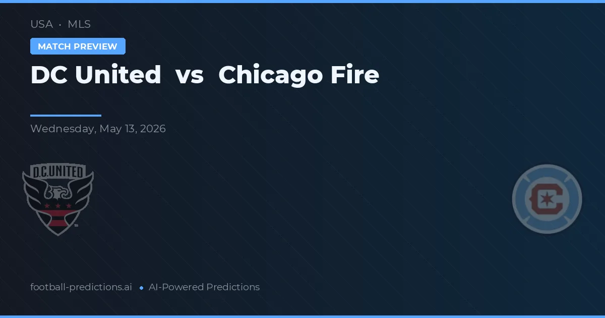 DC United vs Chicago Fire — voorspelling en vooruitblik wedstrijd