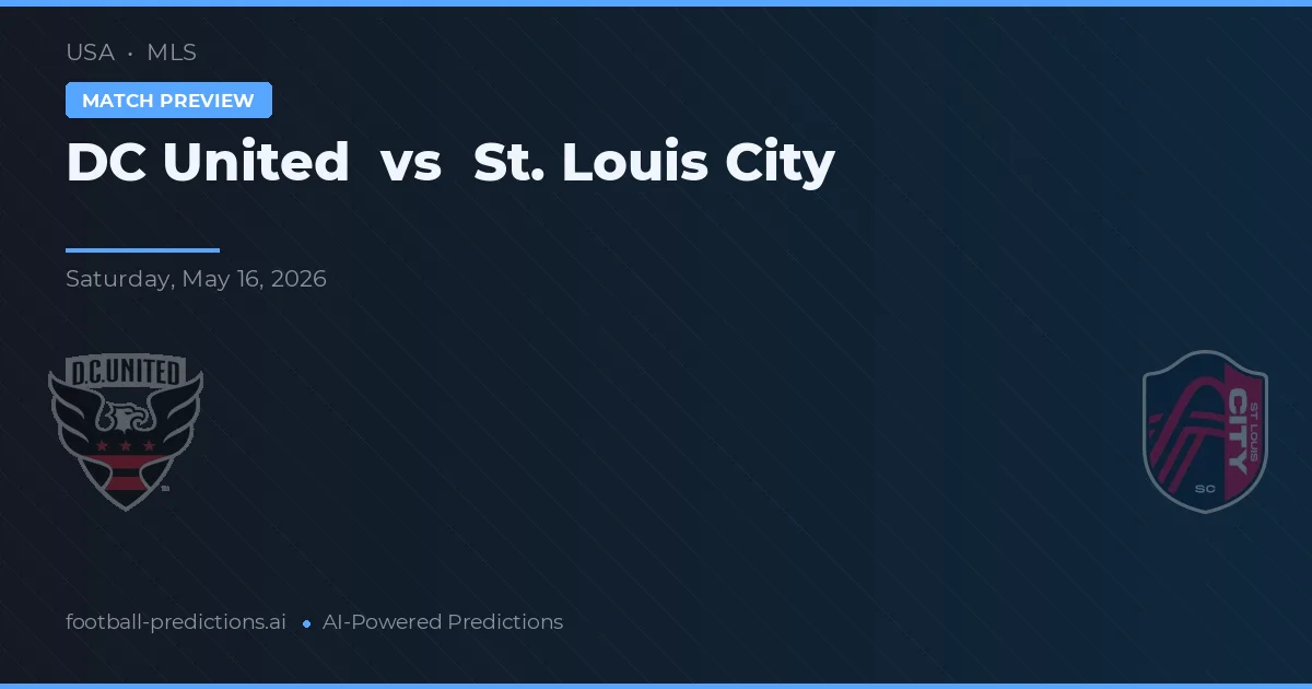 DC United vs St. Louis City — voorspelling en vooruitblik wedstrijd