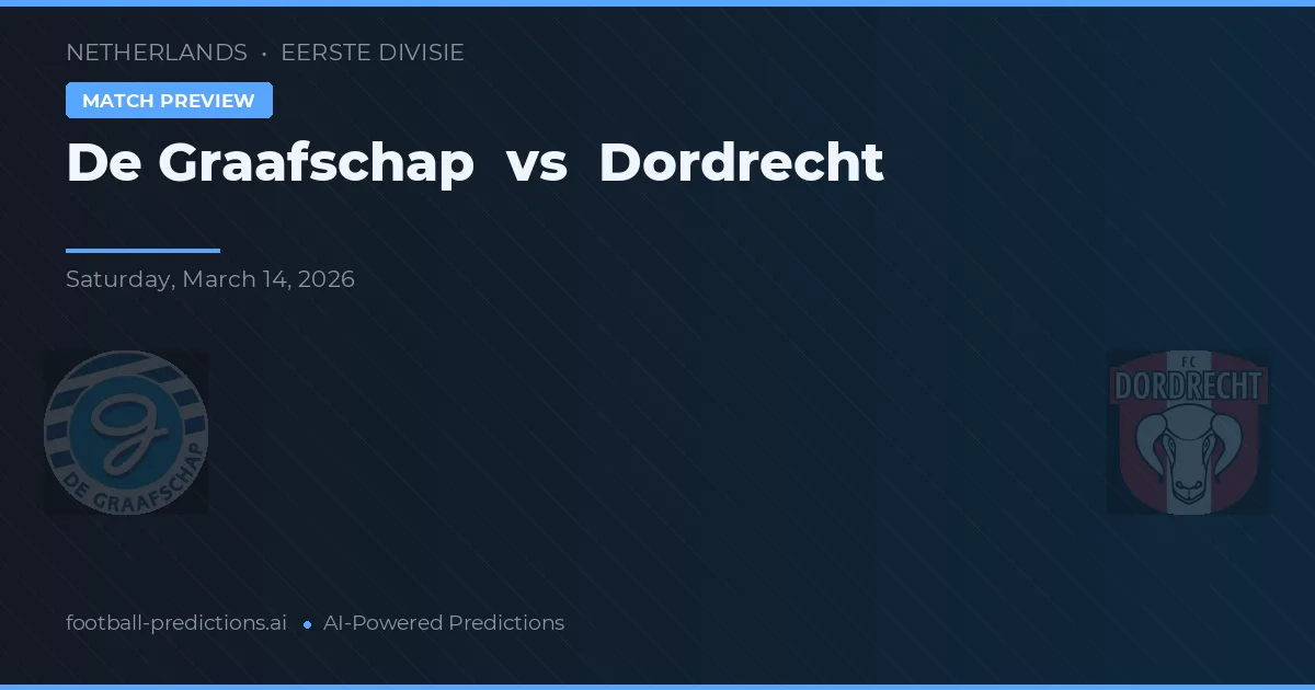 De Graafschap vs Dordrecht — voorspelling en vooruitblik wedstrijd