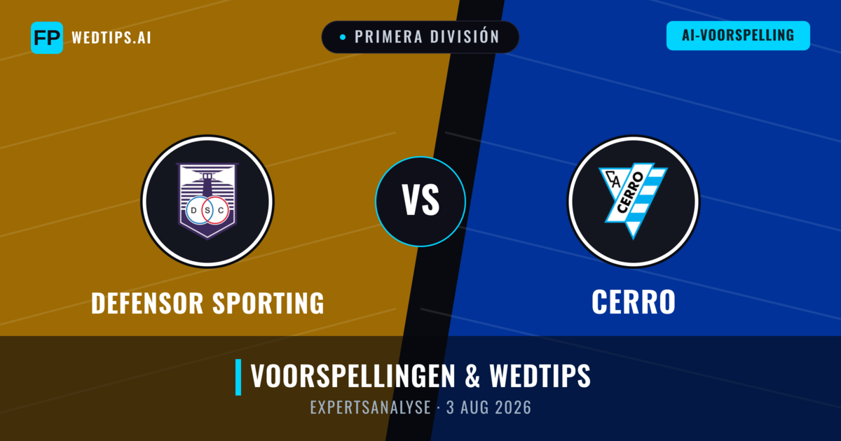 Defensor Sporting vs Cerro — voorspelling en vooruitblik wedstrijd