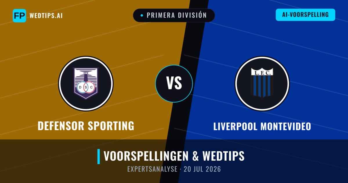 Defensor Sporting vs Liverpool Montevideo — voorspelling en vooruitblik wedstrijd