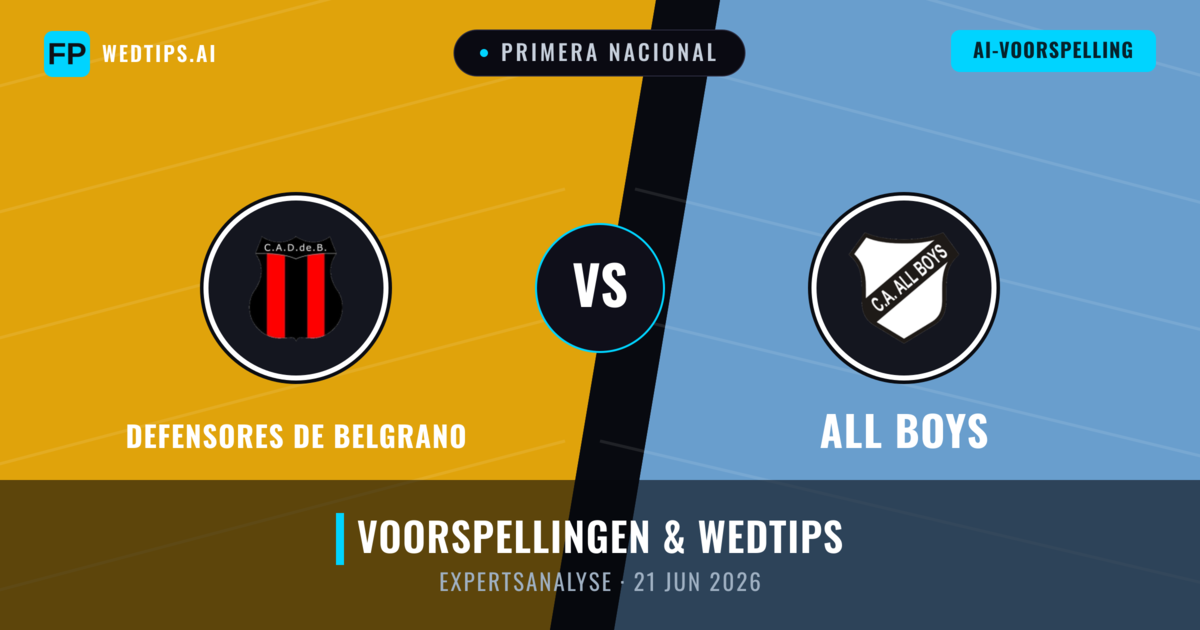 Defensores de Belgrano vs All Boys — voorspelling en vooruitblik wedstrijd