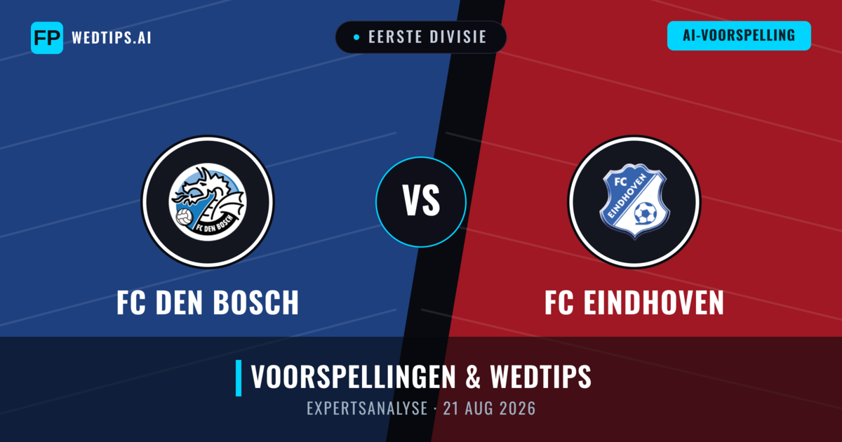 FC Den Bosch vs FC Eindhoven — voorspelling en vooruitblik wedstrijd