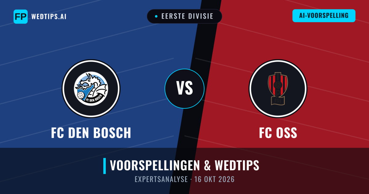 FC Den Bosch vs FC OSS — voorspelling en vooruitblik wedstrijd