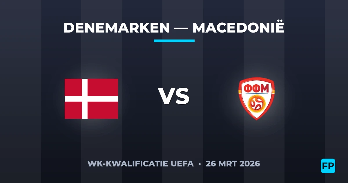 Denemarken vs Macedonië — voorspelling en vooruitblik wedstrijd
