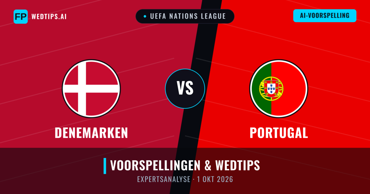 Denemarken vs Portugal — voorspelling en vooruitblik wedstrijd