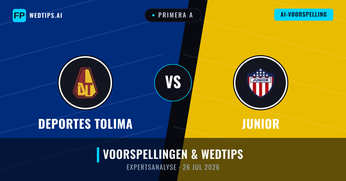 Deportes Tolima vs Junior — voorspelling en vooruitblik wedstrijd