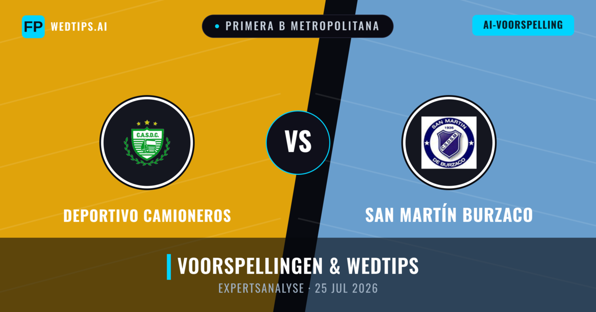 Deportivo Camioneros vs San Martín Burzaco — voorspelling en vooruitblik wedstrijd