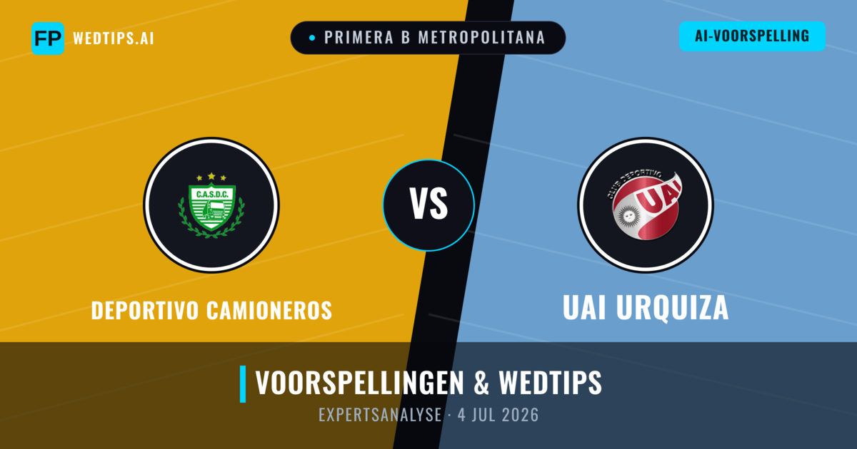 Deportivo Camioneros vs UAI Urquiza — voorspelling en vooruitblik wedstrijd
