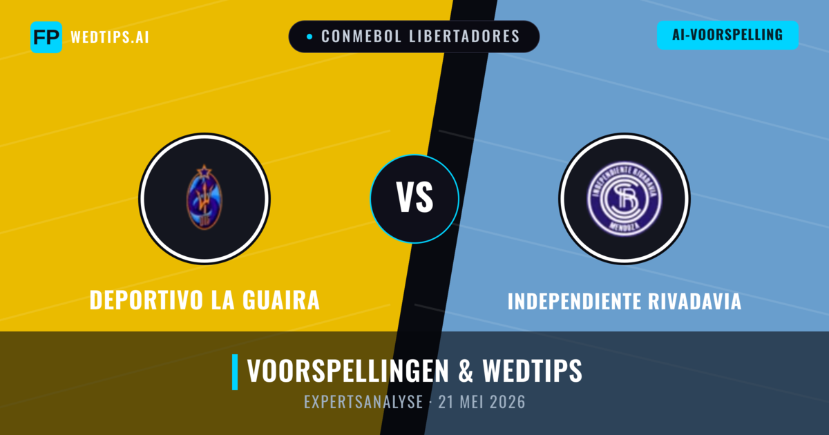 Deportivo La Guaira vs Independiente Rivadavia — voorspelling en vooruitblik wedstrijd