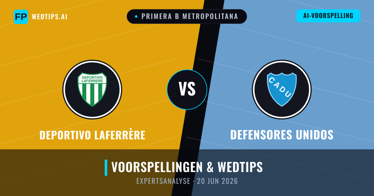 Deportivo Laferrère vs Defensores Unidos — voorspelling en vooruitblik wedstrijd