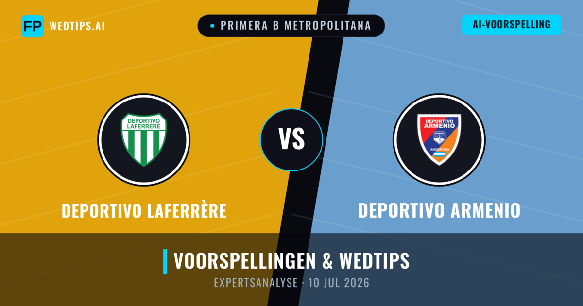Deportivo Laferrère vs Deportivo Armenio — voorspelling en vooruitblik wedstrijd