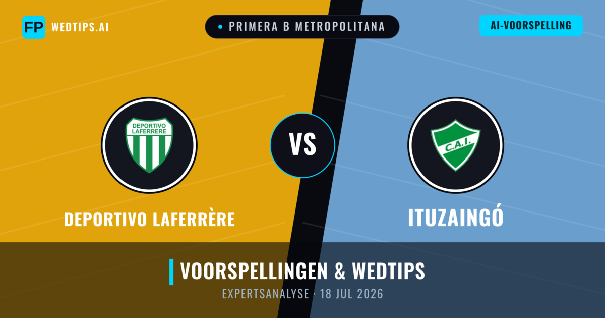 Deportivo Laferrère vs Ituzaingó — voorspelling en vooruitblik wedstrijd