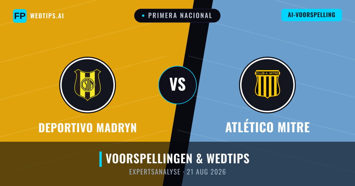 Deportivo Madryn vs Atlético Mitre — voorspelling en vooruitblik wedstrijd