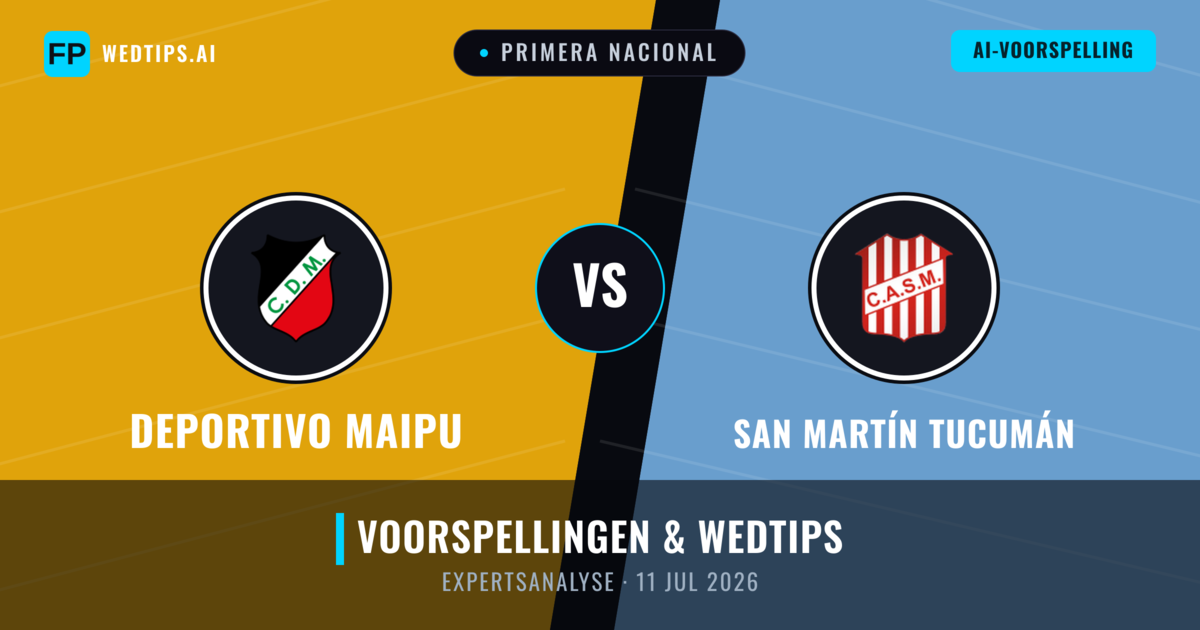 Deportivo Maipu vs San Martín Tucumán — voorspelling en vooruitblik wedstrijd