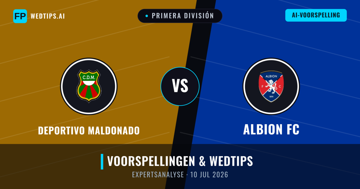 Deportivo Maldonado vs Albion FC — voorspelling en vooruitblik wedstrijd