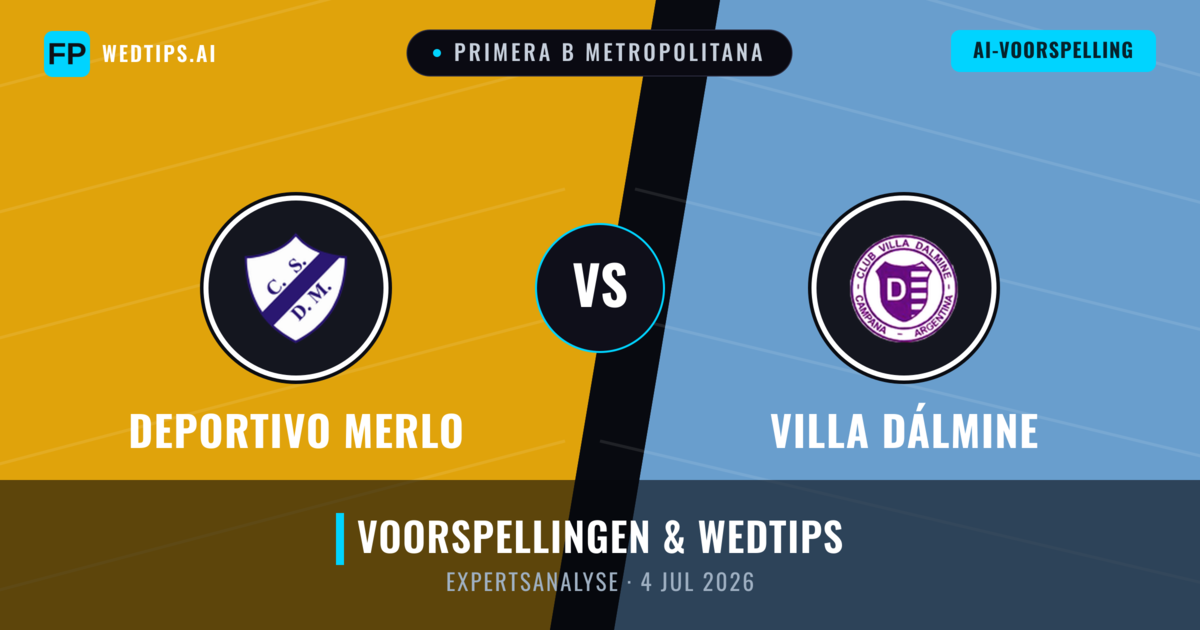 Deportivo Merlo vs Villa Dálmine — voorspelling en vooruitblik wedstrijd