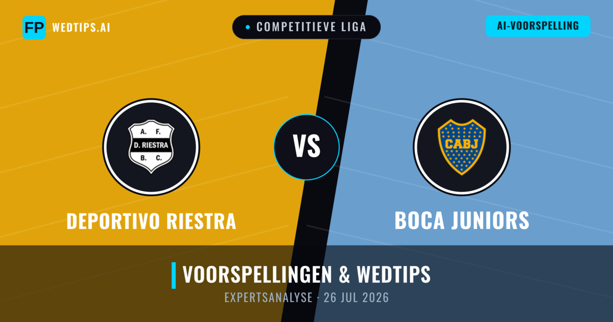 Deportivo Riestra vs Boca Juniors — voorspelling en vooruitblik wedstrijd