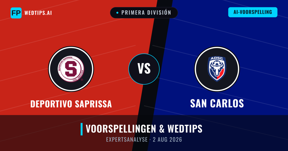 Deportivo Saprissa vs San Carlos — voorspelling en vooruitblik wedstrijd