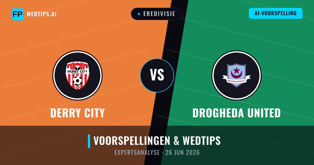 Derry City vs Drogheda United — voorspelling en vooruitblik wedstrijd