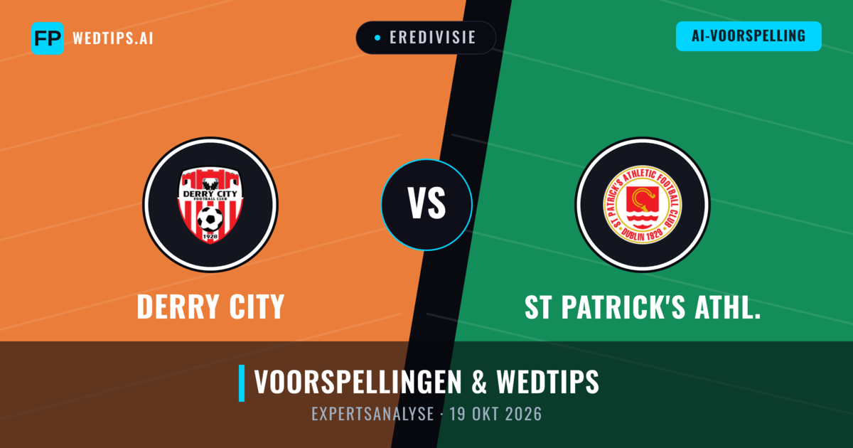 Derry City vs St Patrick's Athl. — voorspelling en vooruitblik wedstrijd