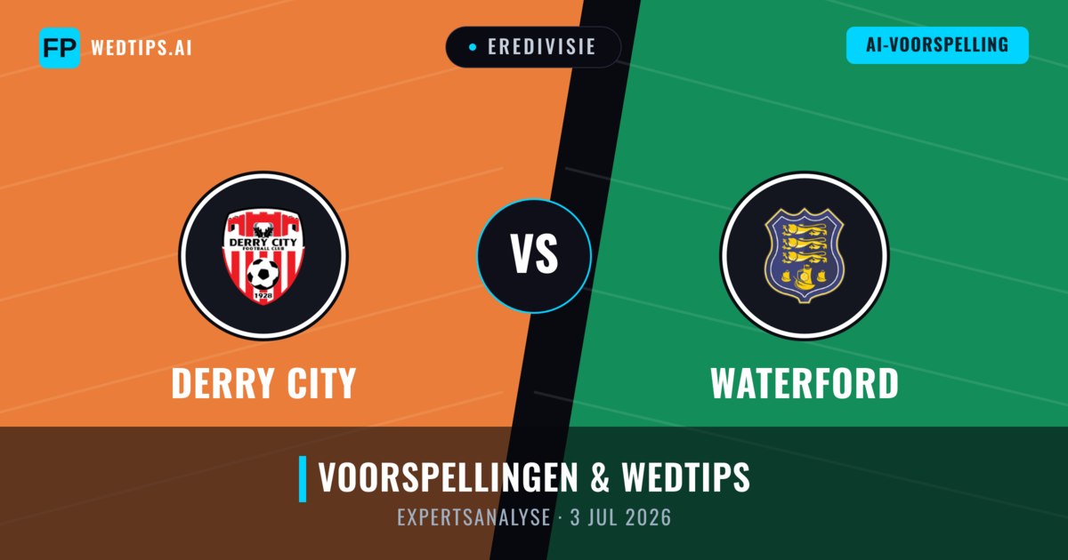 Derry City vs Waterford — voorspelling en vooruitblik wedstrijd