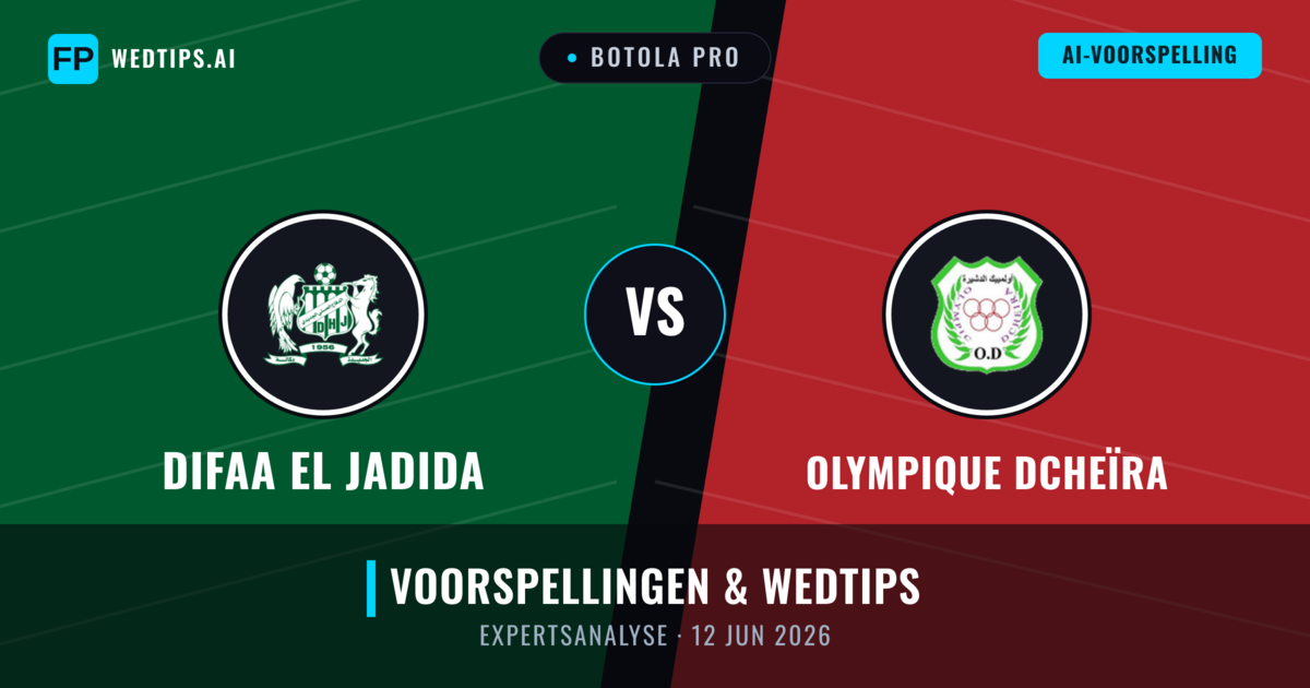 Difaa El Jadida vs Olympique Dcheïra — voorspelling en vooruitblik wedstrijd