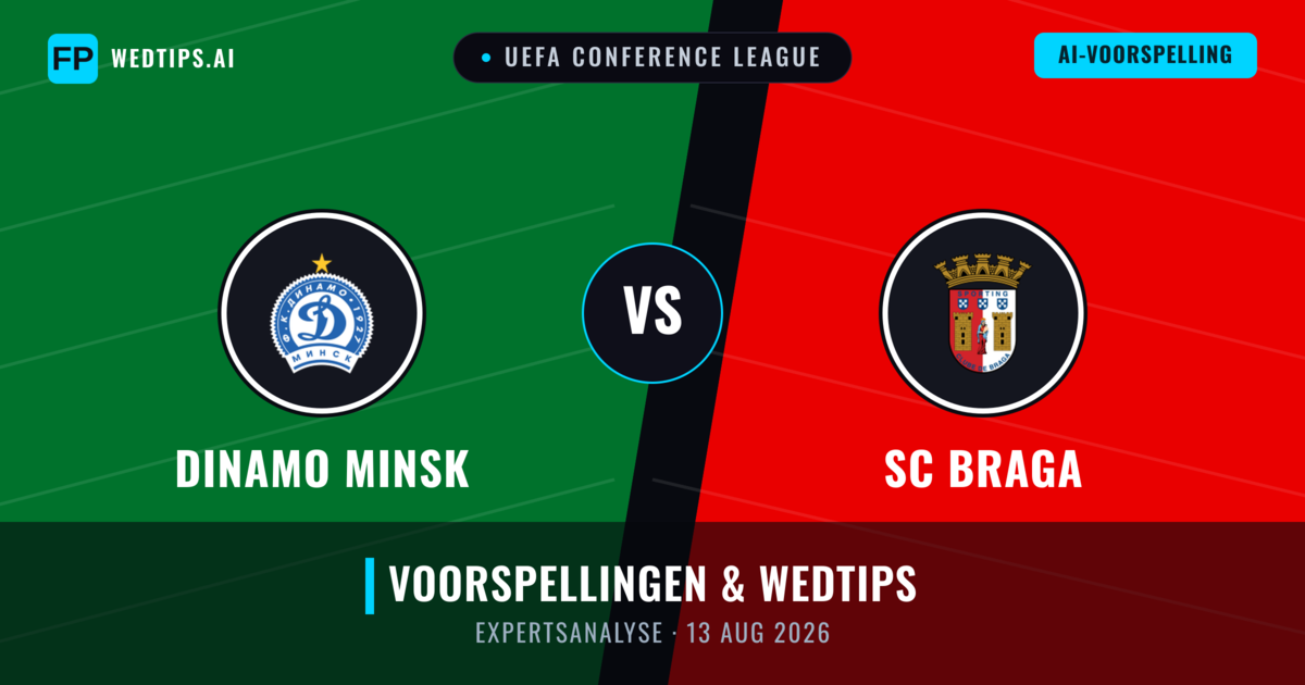 Dinamo Minsk vs SC Braga — voorspelling en vooruitblik wedstrijd