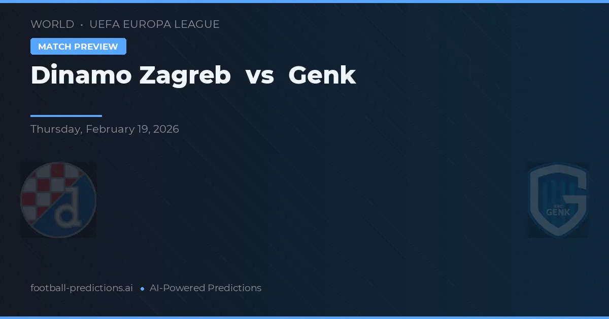 Dinamo Zagreb vs Genk — voorspelling en vooruitblik wedstrijd
