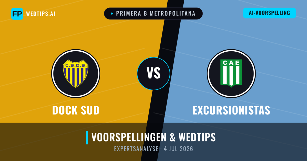 Dock Sud vs Excursionistas — voorspelling en vooruitblik wedstrijd