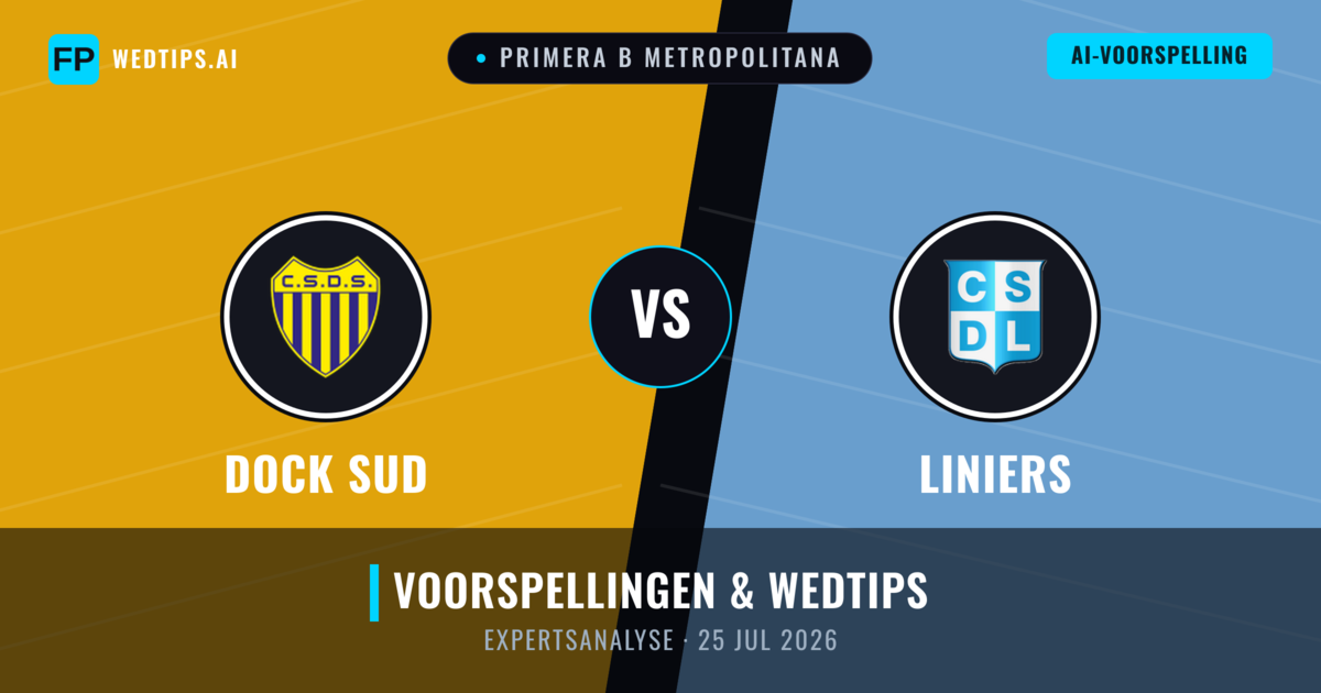 Dock Sud vs Liniers — voorspelling en vooruitblik wedstrijd