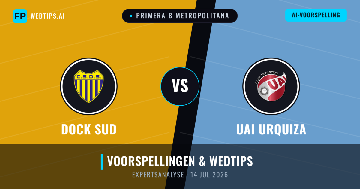 Dock Sud vs UAI Urquiza — voorspelling en vooruitblik wedstrijd