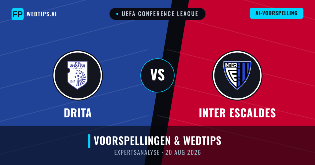 Drita vs Inter Escaldes — voorspelling en vooruitblik wedstrijd