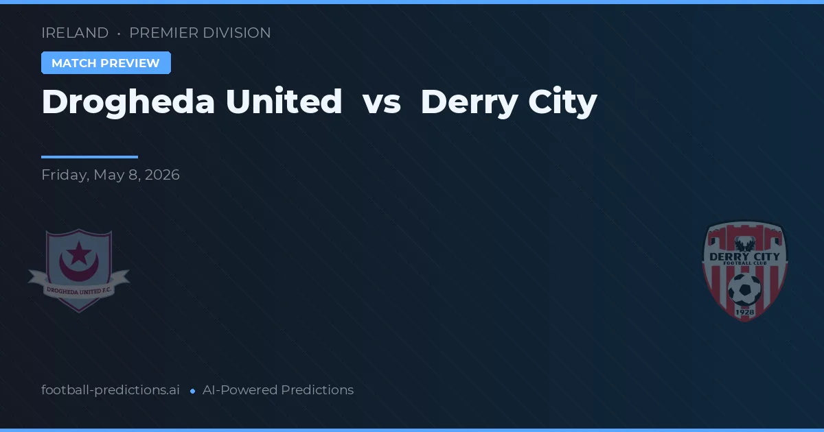 Drogheda United vs Derry City — voorspelling en vooruitblik wedstrijd