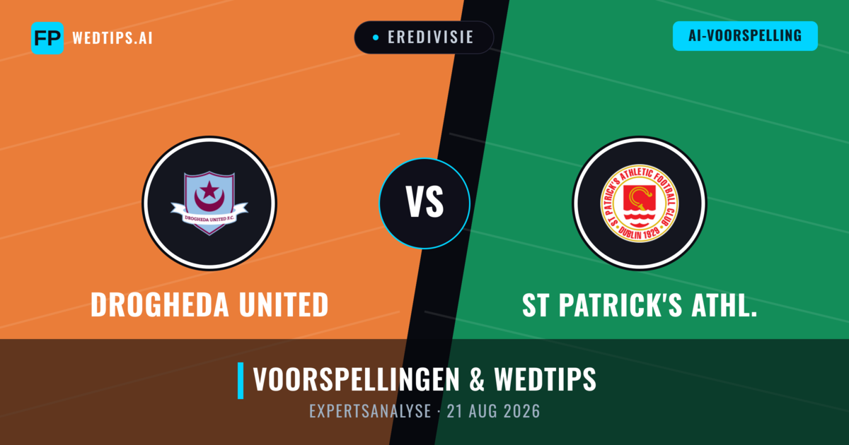 Drogheda United vs St Patrick's Athl. — voorspelling en vooruitblik wedstrijd