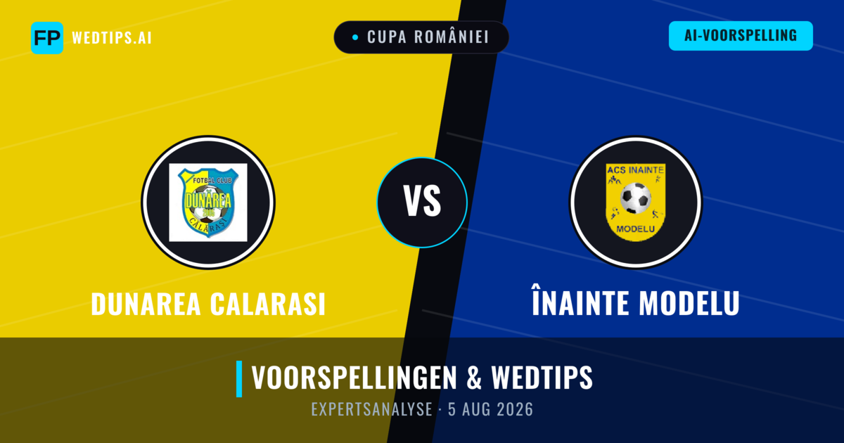Dunarea Calarasi vs Înainte Modelu — voorspelling en vooruitblik wedstrijd