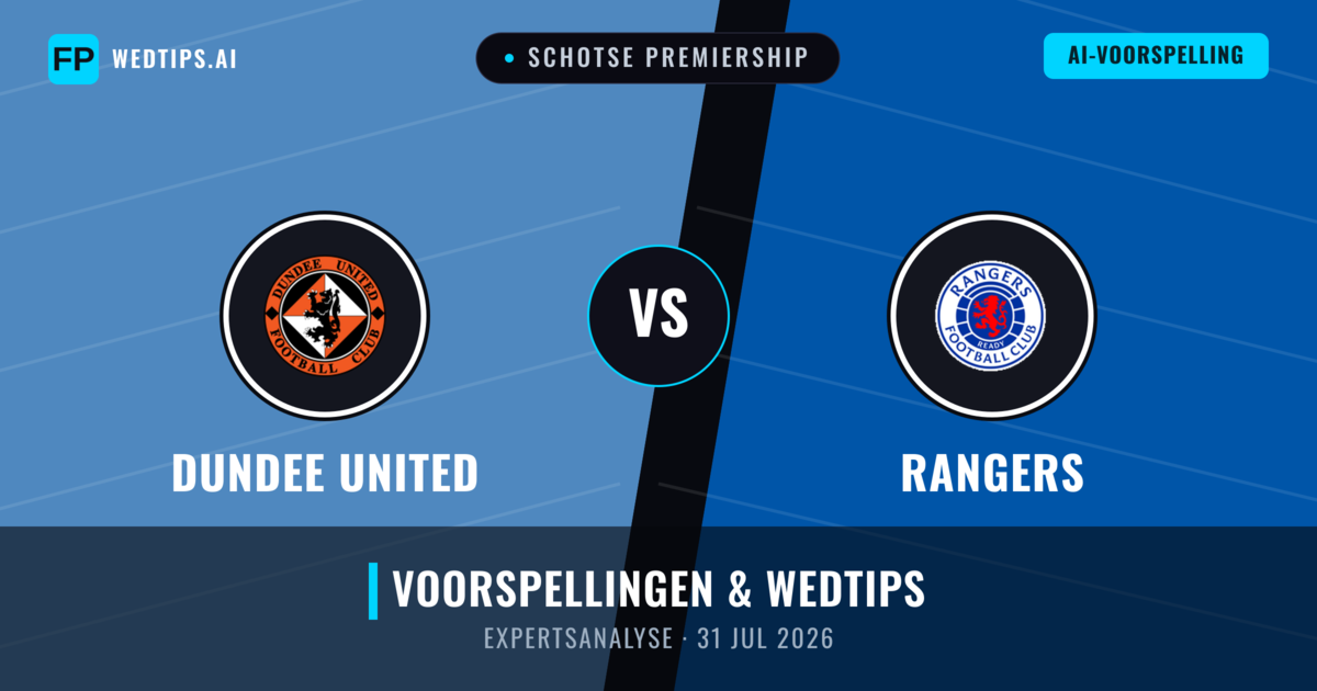 Dundee United vs Rangers — voorspelling en vooruitblik wedstrijd