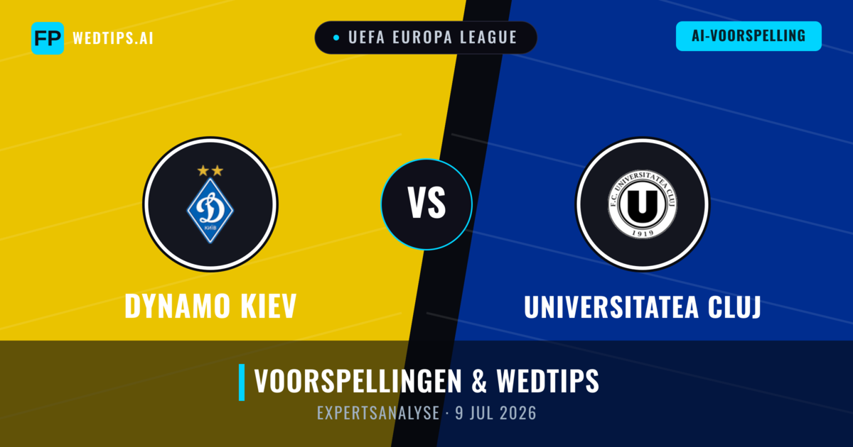 Dynamo Kiev vs Universitatea Cluj — voorspelling en vooruitblik wedstrijd