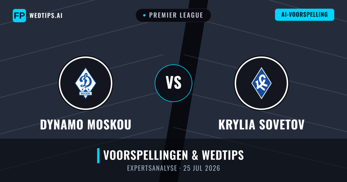 Dynamo Moskou vs Krylia Sovetov — voorspelling en vooruitblik wedstrijd