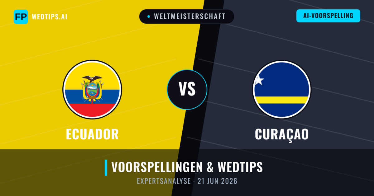 Ecuador vs Curaçao — voorspelling en vooruitblik wedstrijd